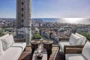 Sea view from Lieber Tower apartment in Tel Aviv