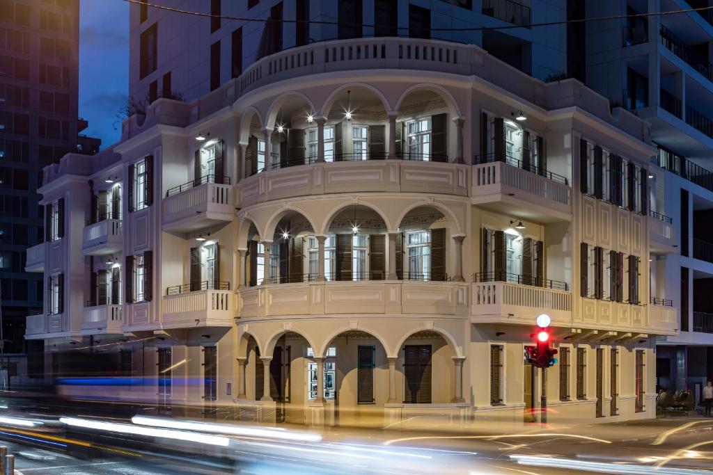 Renoma building in Tel Aviv, a historic 1930s landmark near the Mediterranean Se