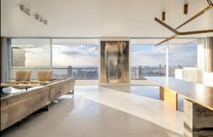 Modern penthouse in Rothschild Tower with high-end finishes and smart home system