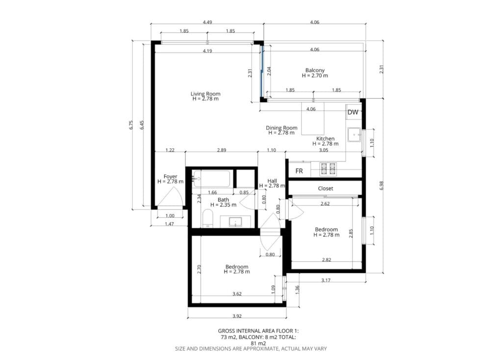 Luxury apartment for sale in Tel Aviv near Geula Beach with underground parking