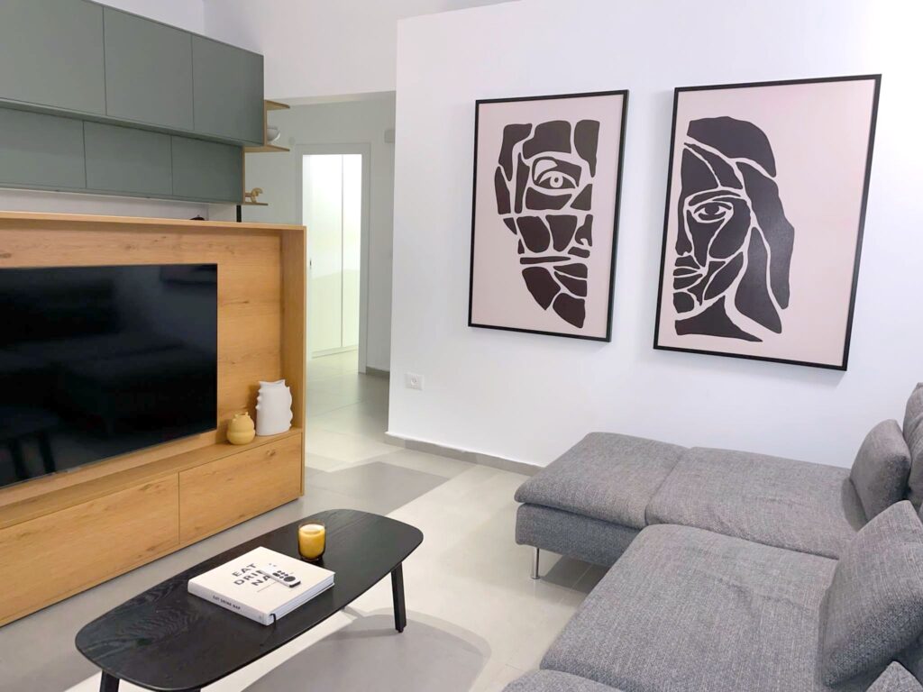 Renovated 3-room apartment near Basel Tel Aviv