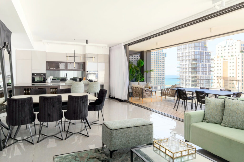 kitchen and living room geula 14 tel aviv
