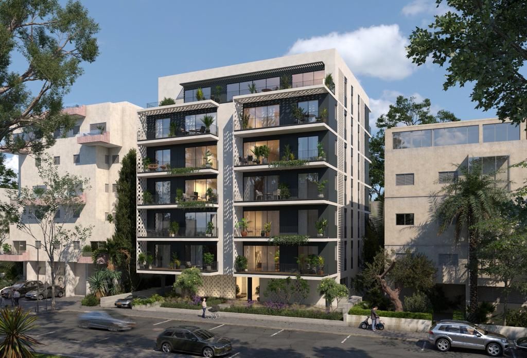 New residential building at Sokolov 53–55 in Tel Aviv Bazel area