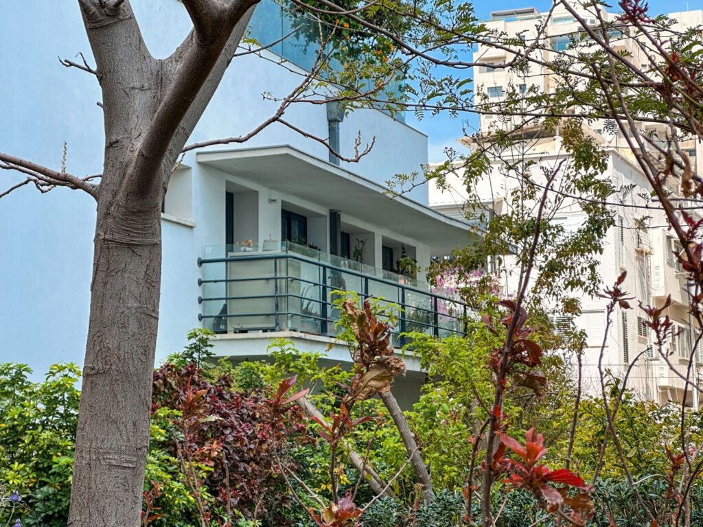 Exterior of luxury apartment building in Assuta Village, Tel Aviv