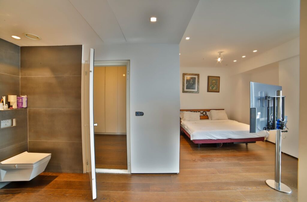 Master bedroom with ensuite and built-in closet