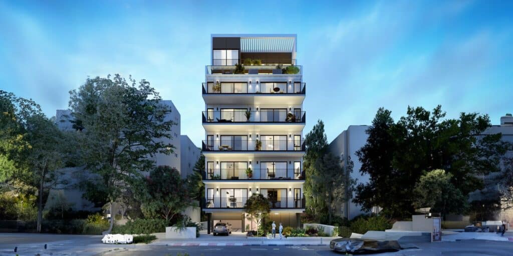New boutique residential building on Bloch Street in Tel Aviv
