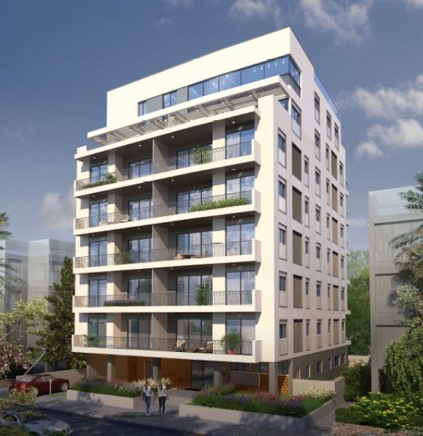 New luxury building on Soutine Street in Tel Aviv