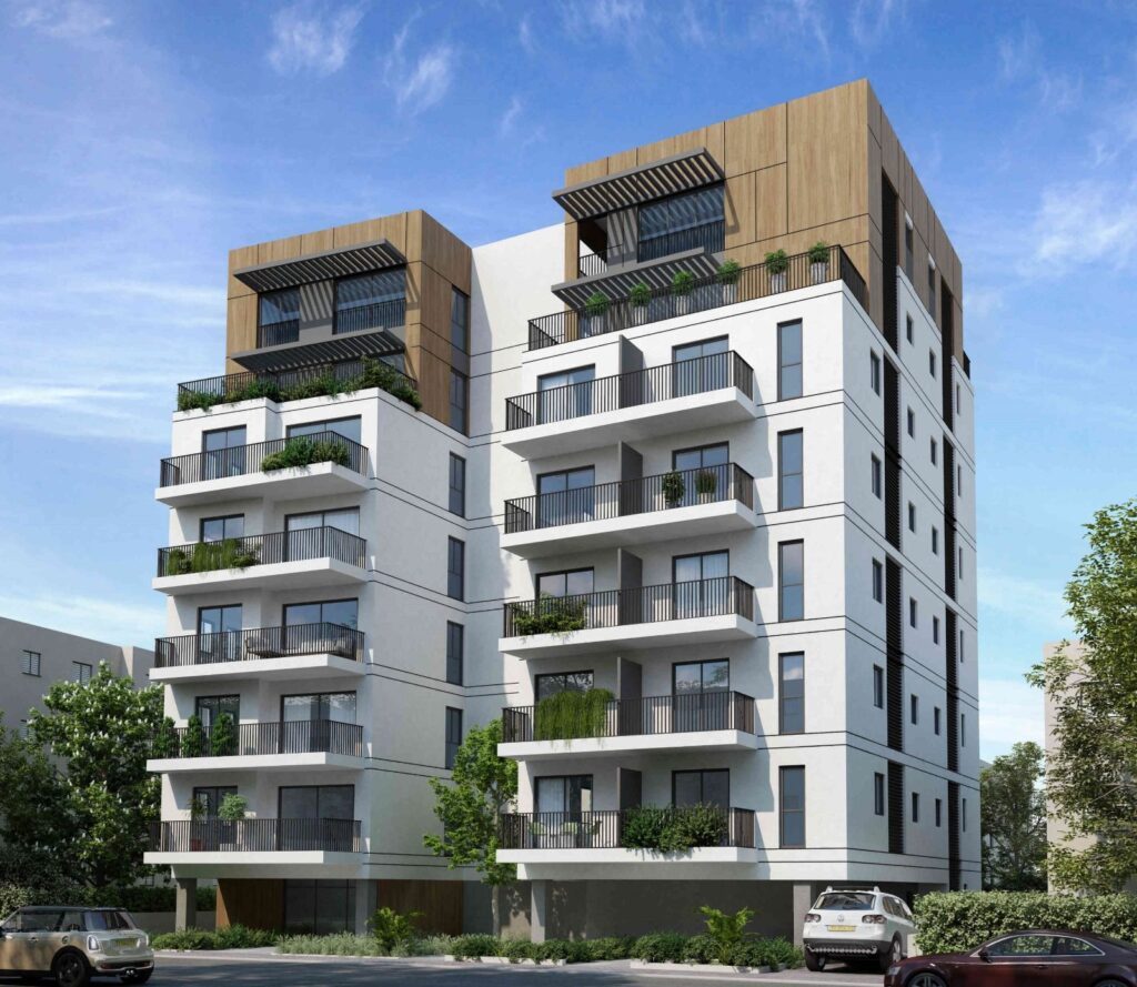 New TAMA 38 Building on Louis Marshall Street in Tel Aviv