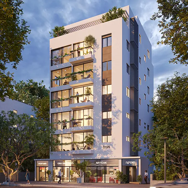 New Tama 38 building for sale on Dizengoff Tel Aviv