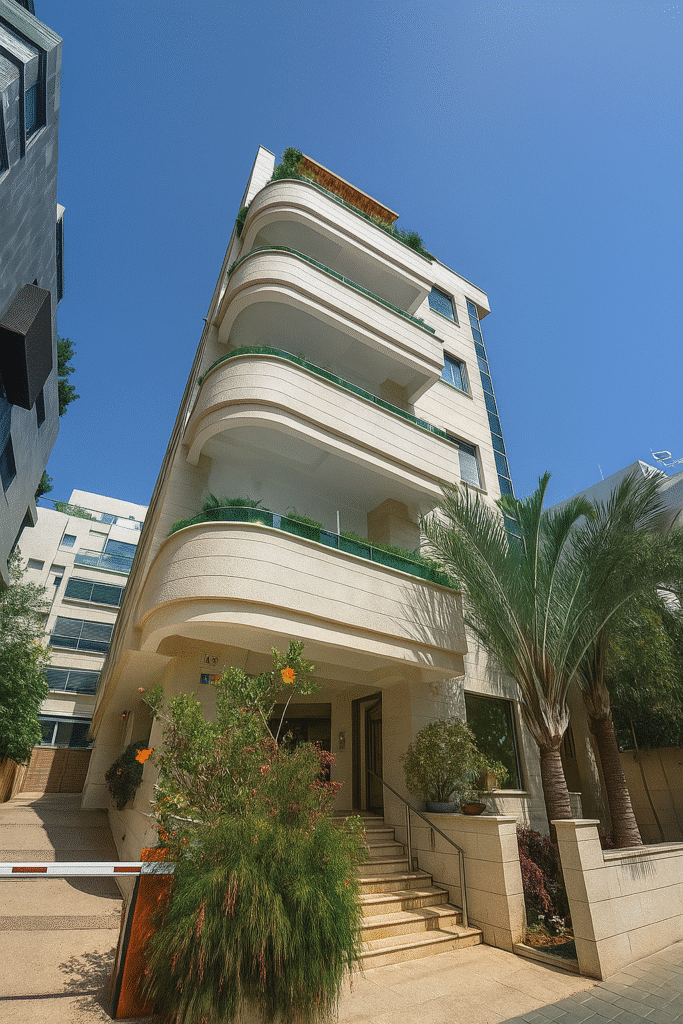 Boutique building near Hilton Tel Aviv with apartment for rent