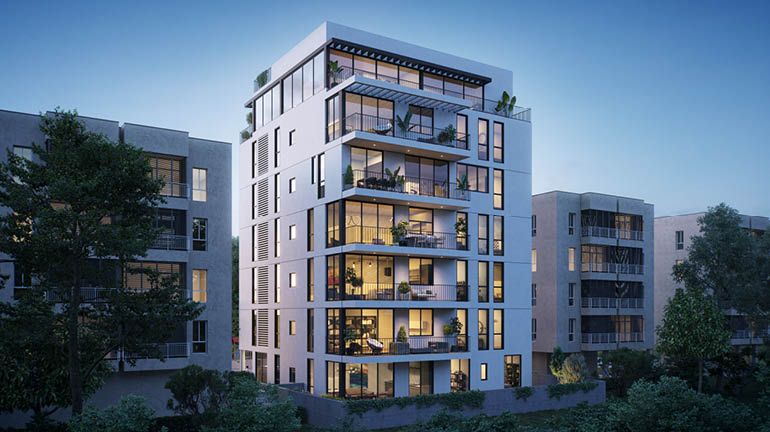 Boutique residential building on Malachi Street in Tel Aviv