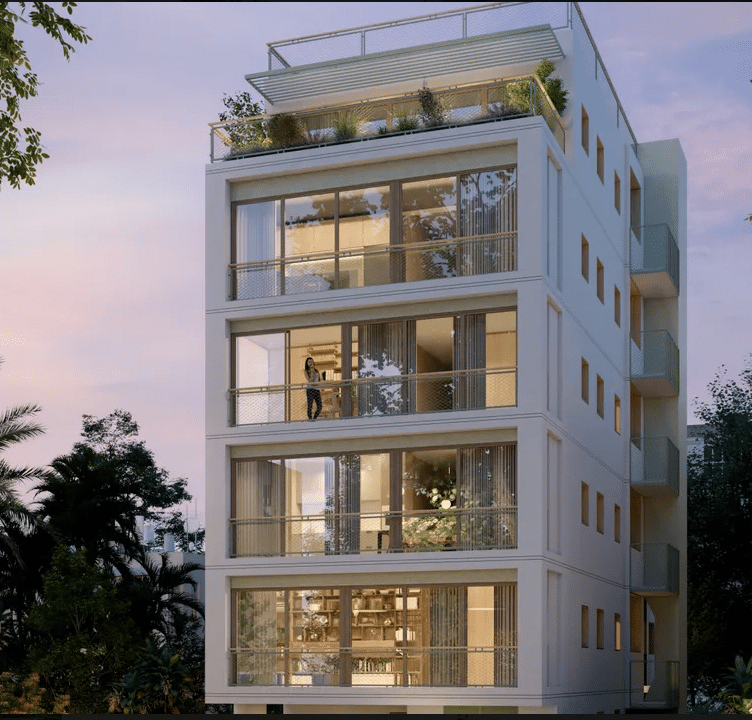 Modern boutique apartment building near Hilton Beach, Tel Aviv
