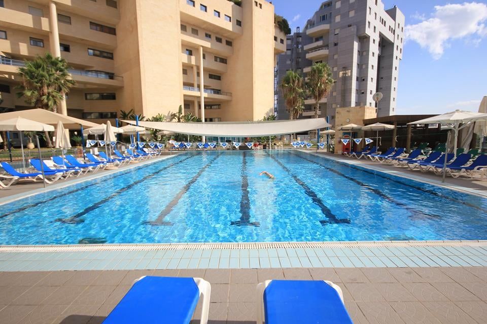 Swimming pool at Sea & Sun luxury residence Tel Aviv
