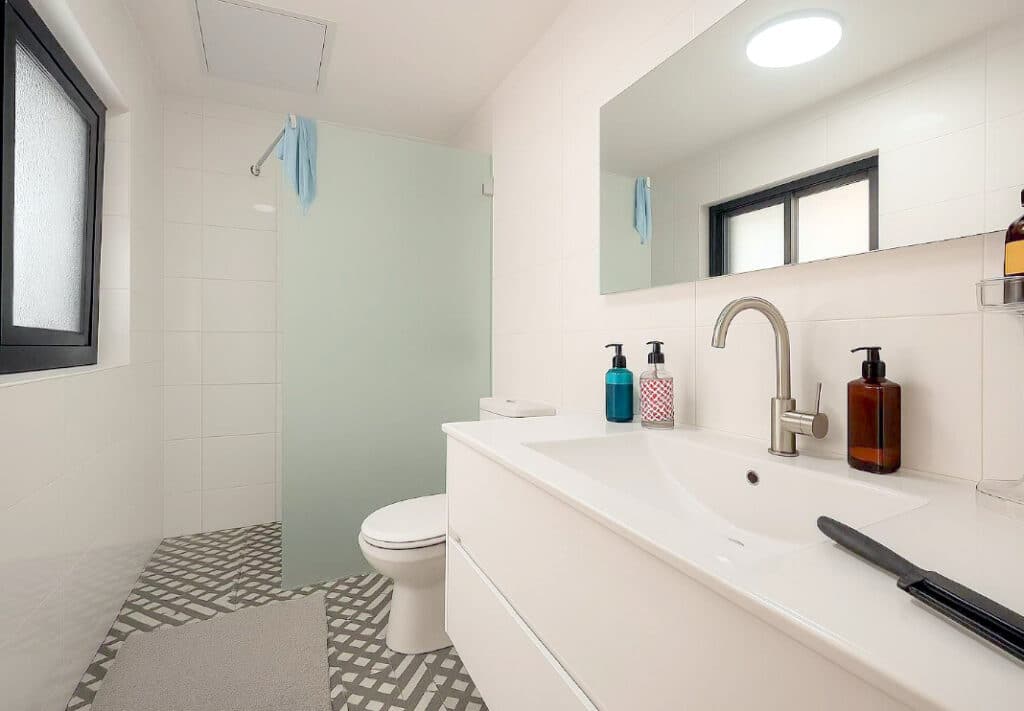 bathroom of apartment in tel aviv